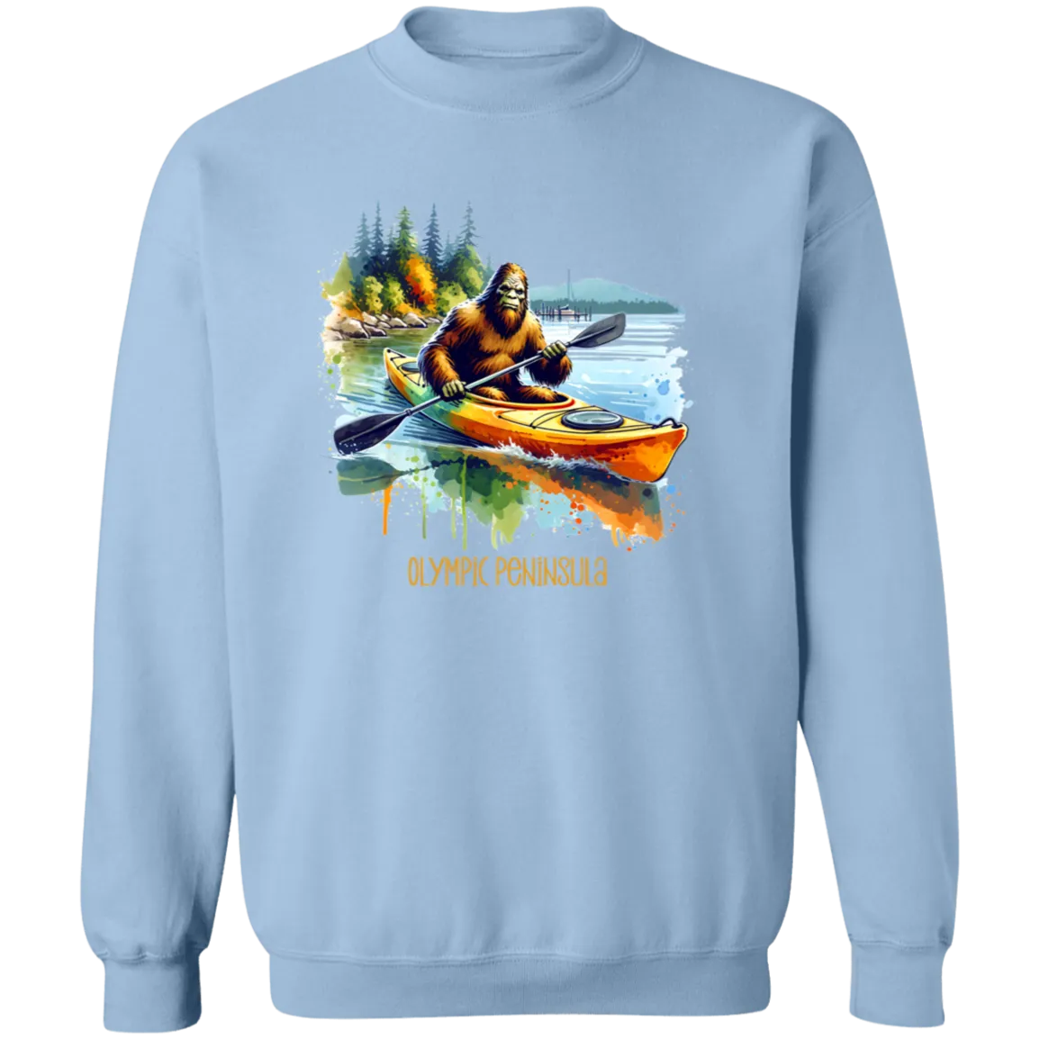 Sasquatch in Kayak - Olympic Peninsula T-shirts, Hoodies and Sweatshirts