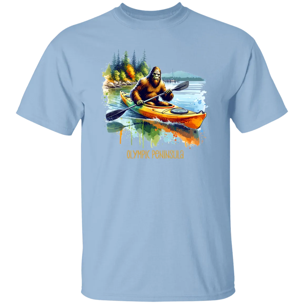 Sasquatch in Kayak - Olympic Peninsula T-shirts, Hoodies and Sweatshirts