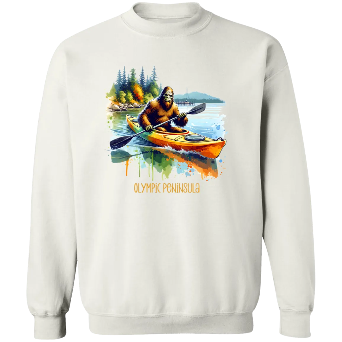 Sasquatch in Kayak - Olympic Peninsula T-shirts, Hoodies and Sweatshirts