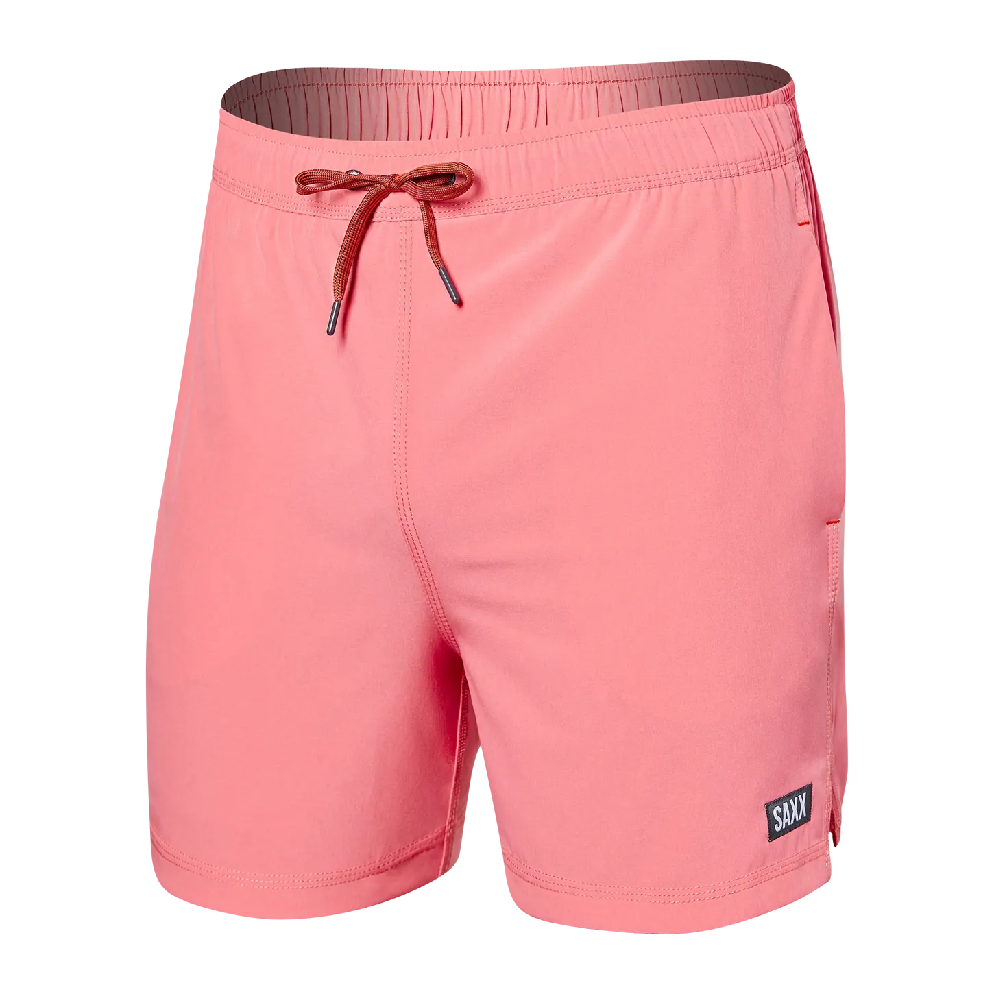 Saxx Mens Oh Buoy Stretch Volley 5" Swim Short - Flamingo