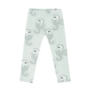 Seahorse Mint Leggings - HURRY! Only 2 left!