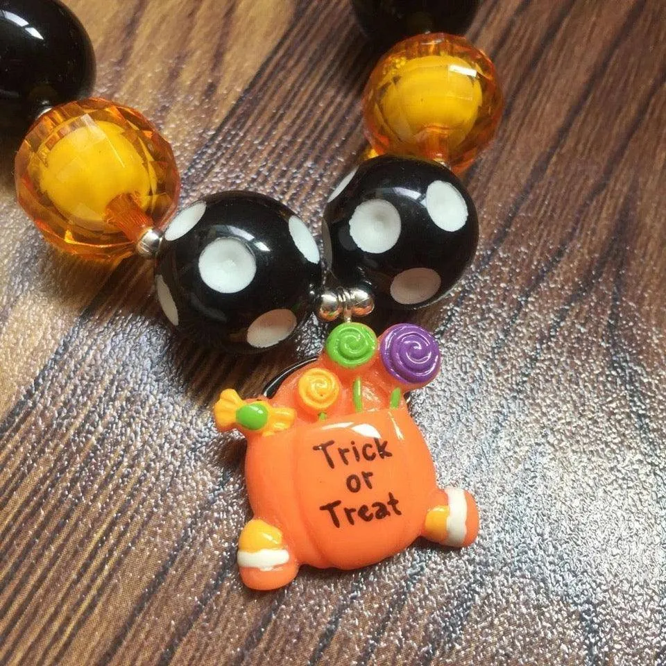 Sets Beautiful Halloween Bow Necklace Dress