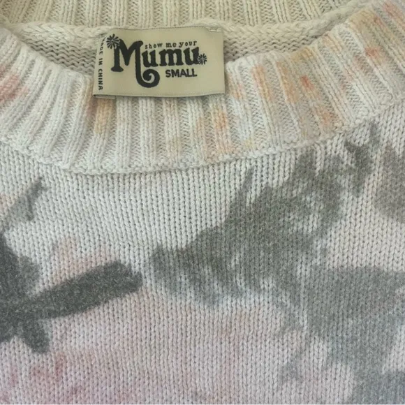 Show Me Your Mumu Cropped Varsity Sweater