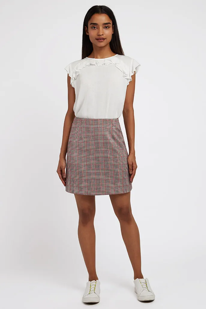 Sibel Bonnie Mini Skirt - Red