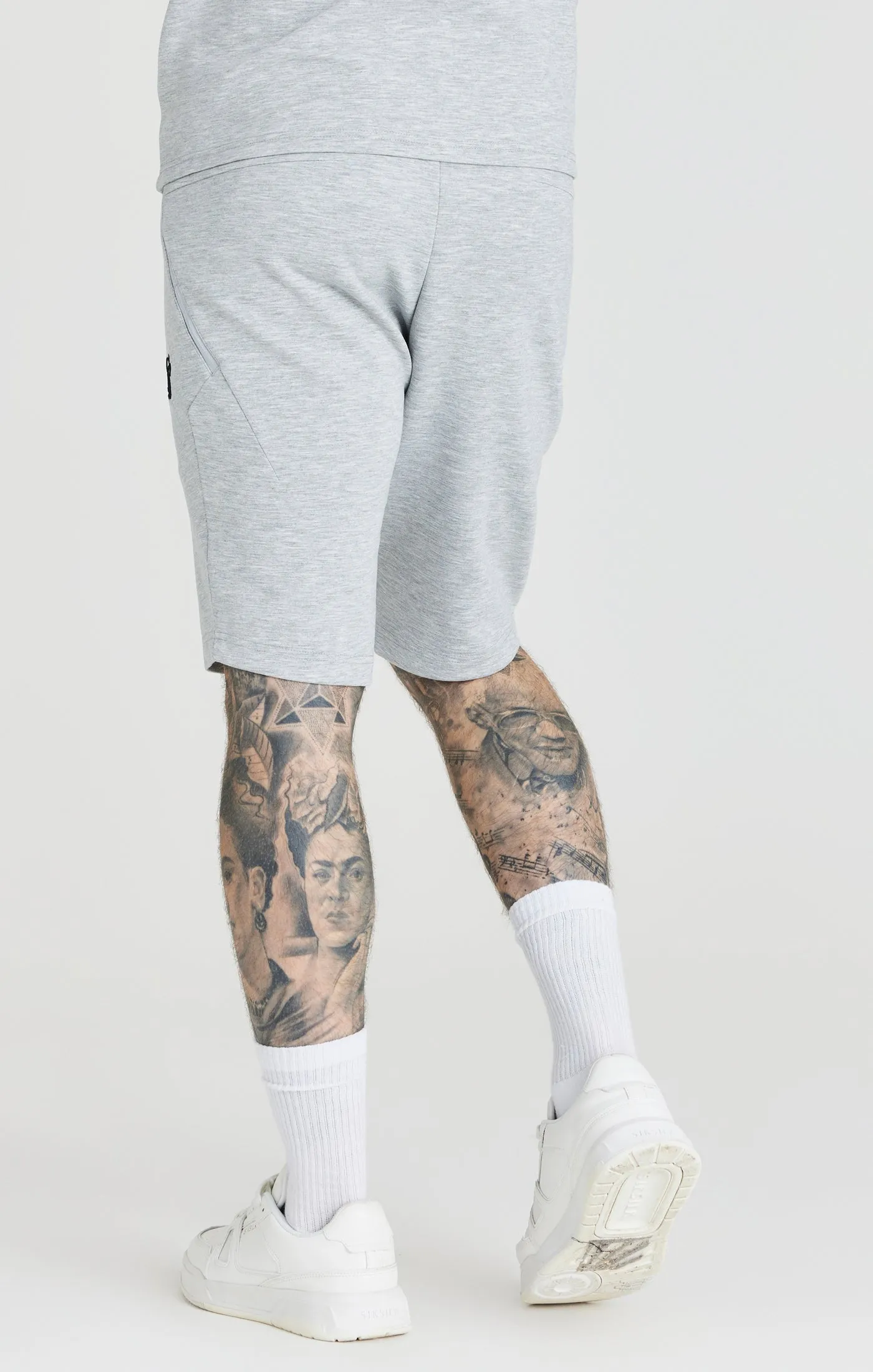 Sik Silk Ss-22741 Shorts Grey Marl/Black