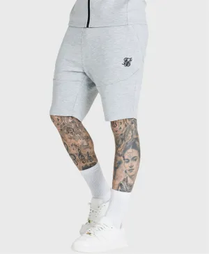 Sik Silk Ss-22741 Shorts Grey Marl/Black
