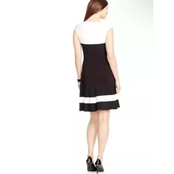 Size‎ 18 2X AMERICAN LIVING NAVY BLUE COLORBLOCK DRESS Spring Summer PLUS SIZE