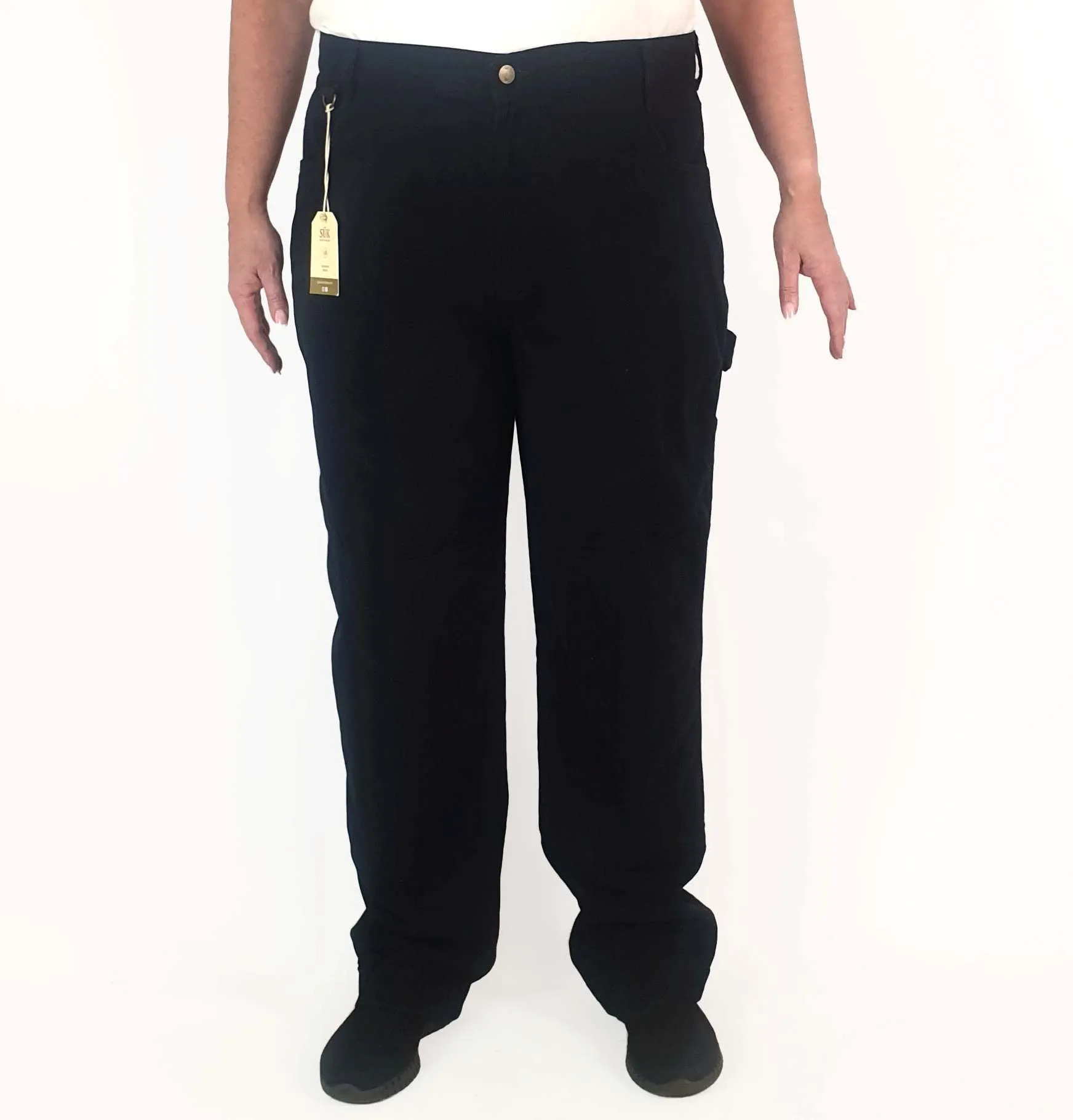 SÜK Workwear black slim pant size 18