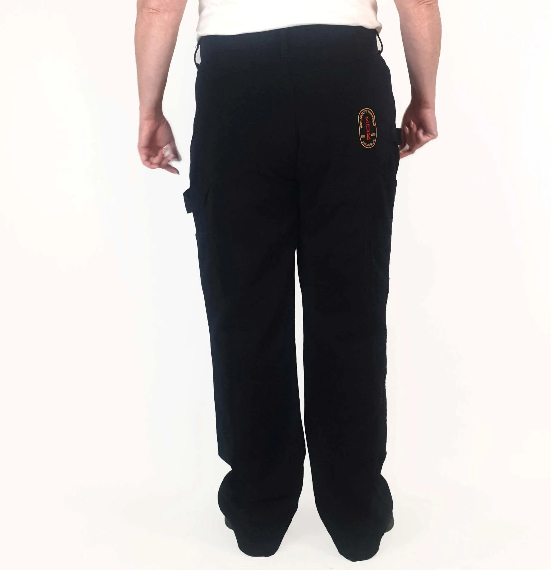 SÜK Workwear black slim pant size 18