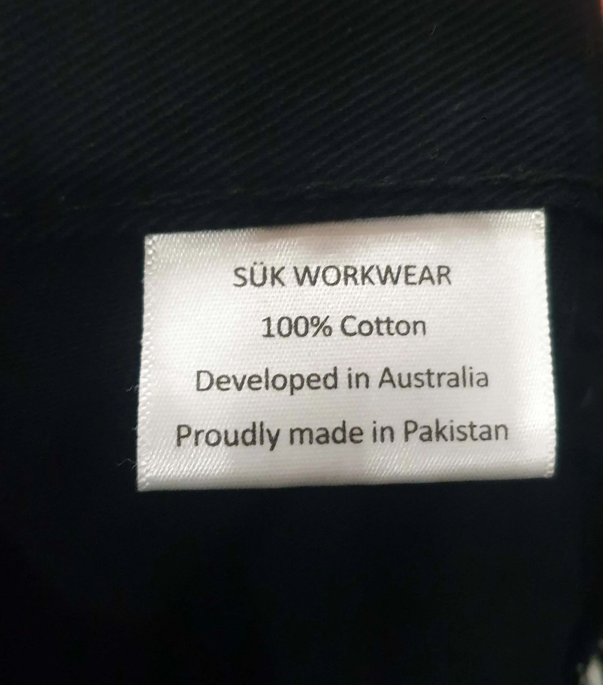 SÜK Workwear black slim pant size 18