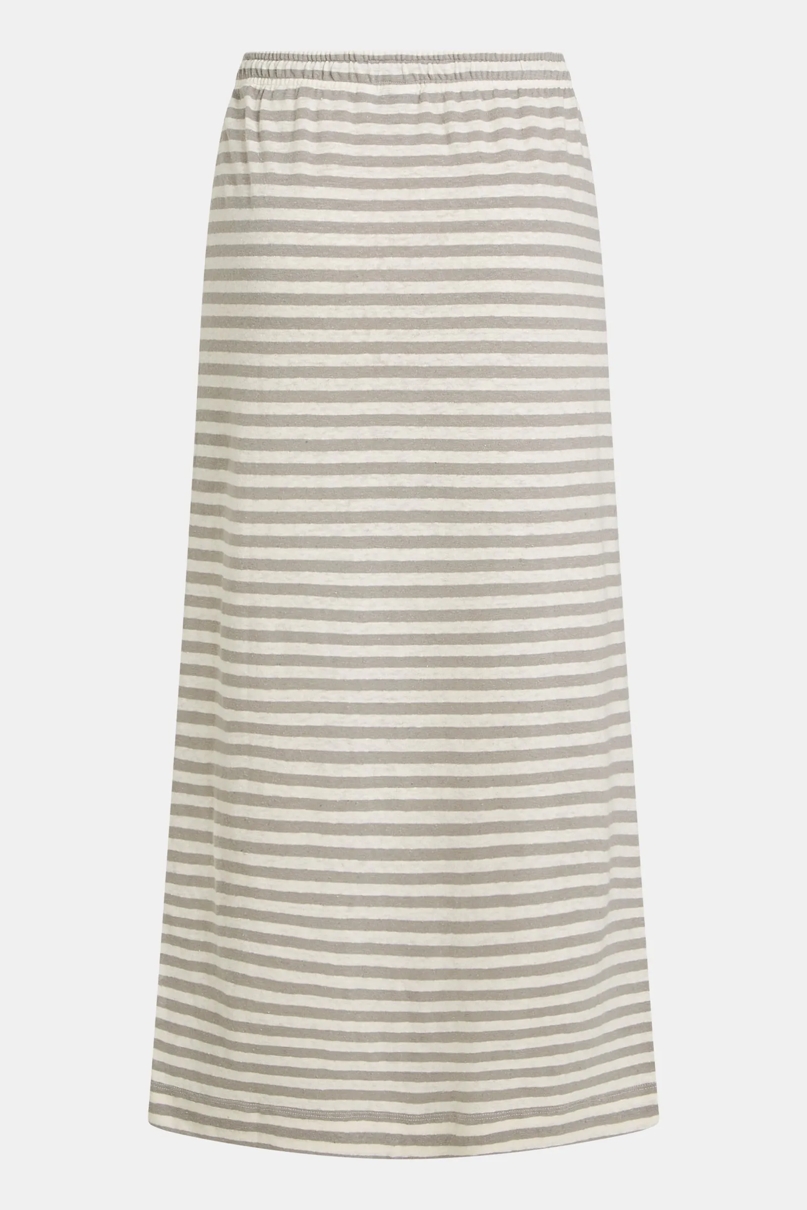 SKIRT STRIPE (S25F1649LTD) ECRU - COOL GREY