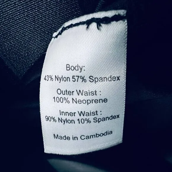 Slim-Ease High Waisted Shapewear for Women Tummy Control Size 1XL Black New