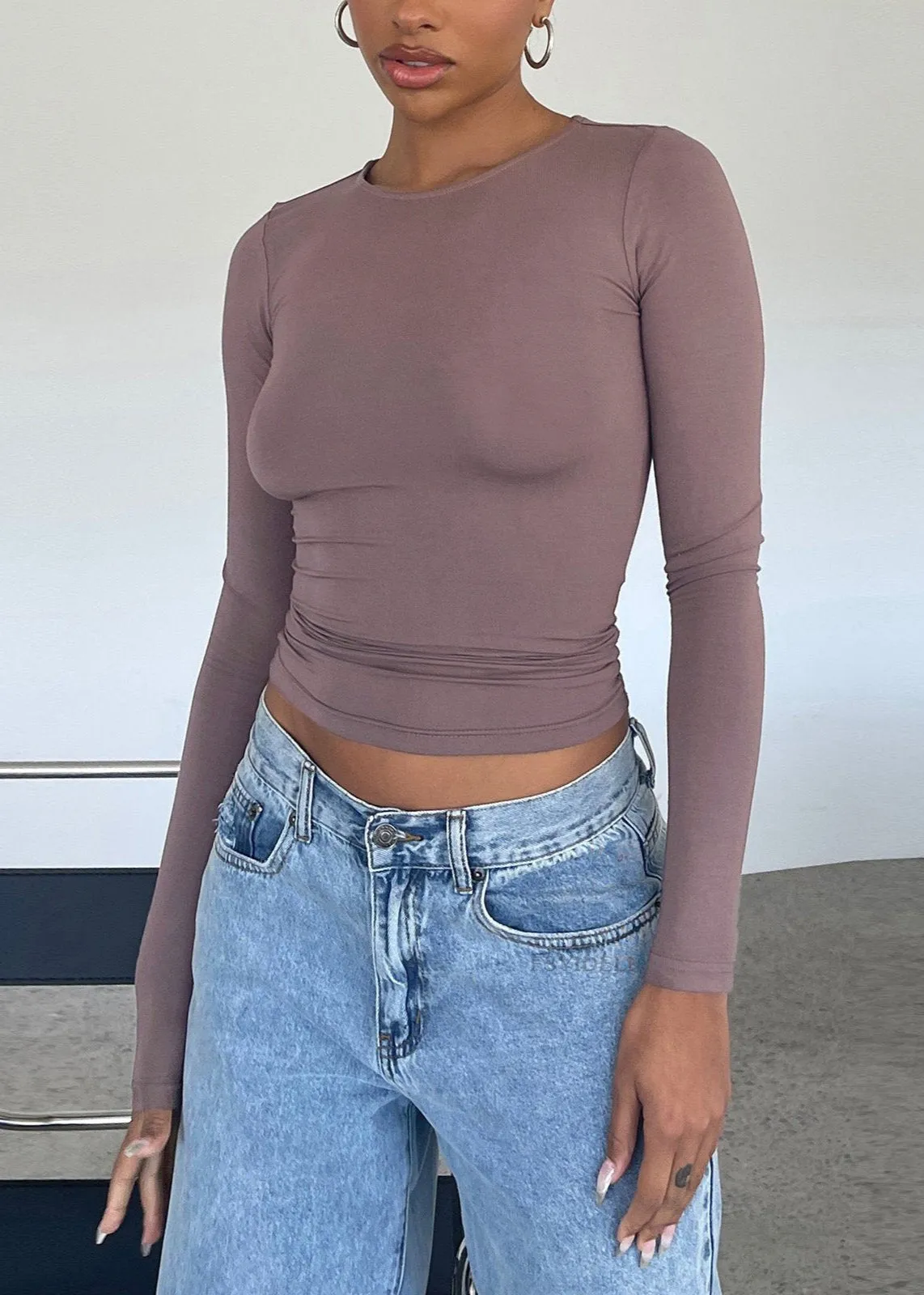 Slim Fit Casual Long-Sleeve Pullover