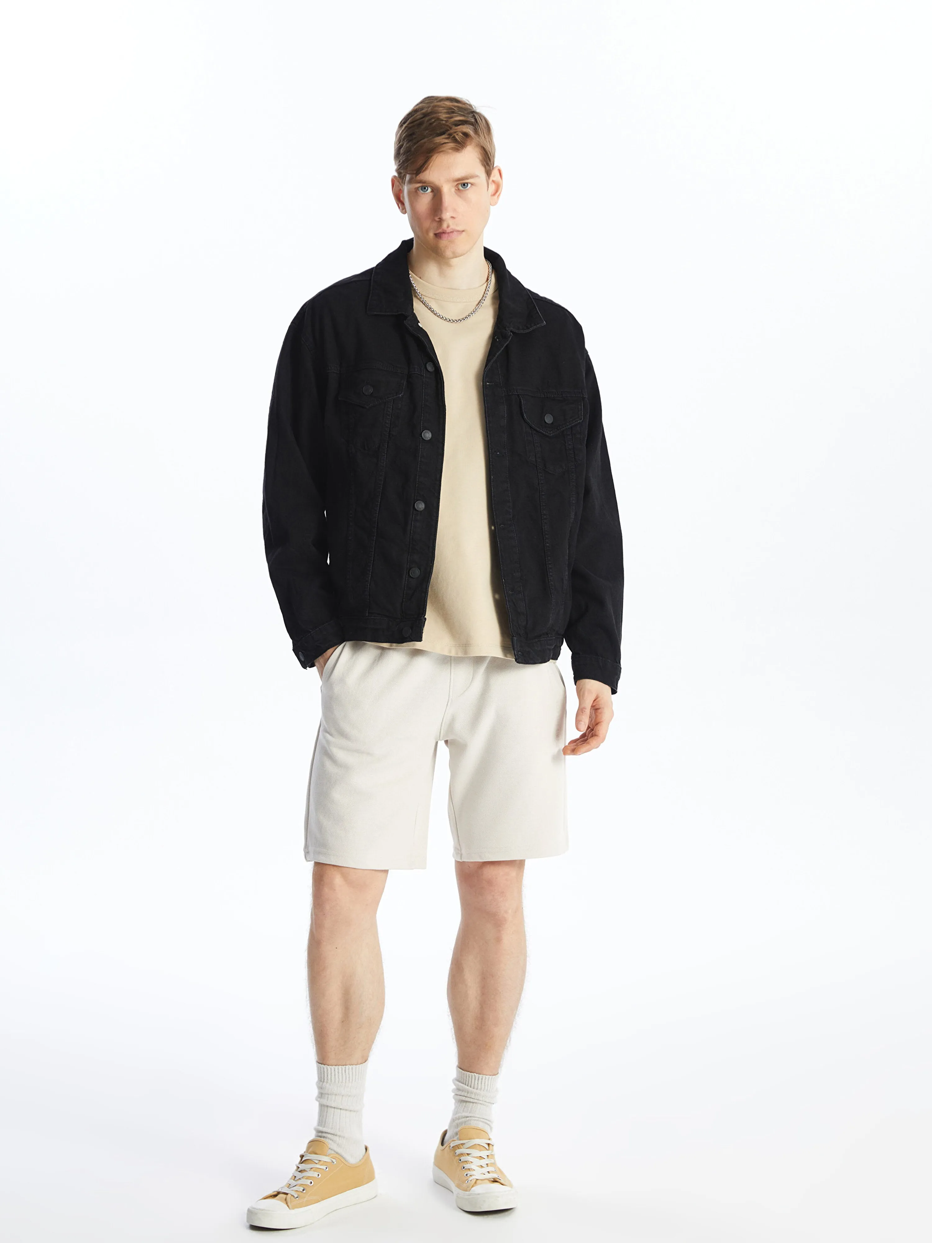 Slim Fit Men Bermuda Shorts