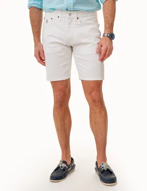 SLIM STRAIGHT 5 POCKET DENIM SHORTS