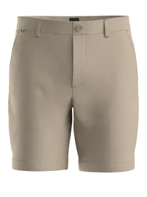 SLIM STRETCH-COTTON SHORTS Beige