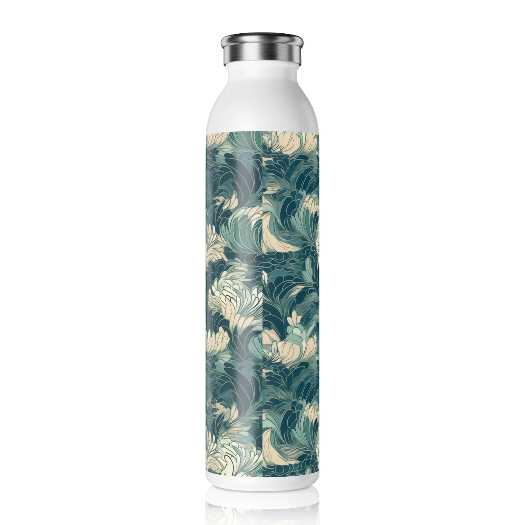 Slim Water Bottle - Gregoria Ustrasana Chinoiserie