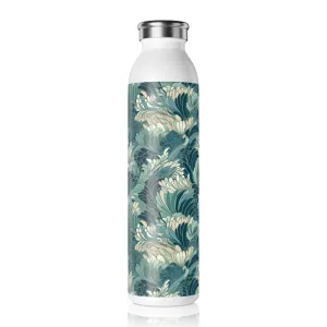 Slim Water Bottle - Gregoria Ustrasana Chinoiserie