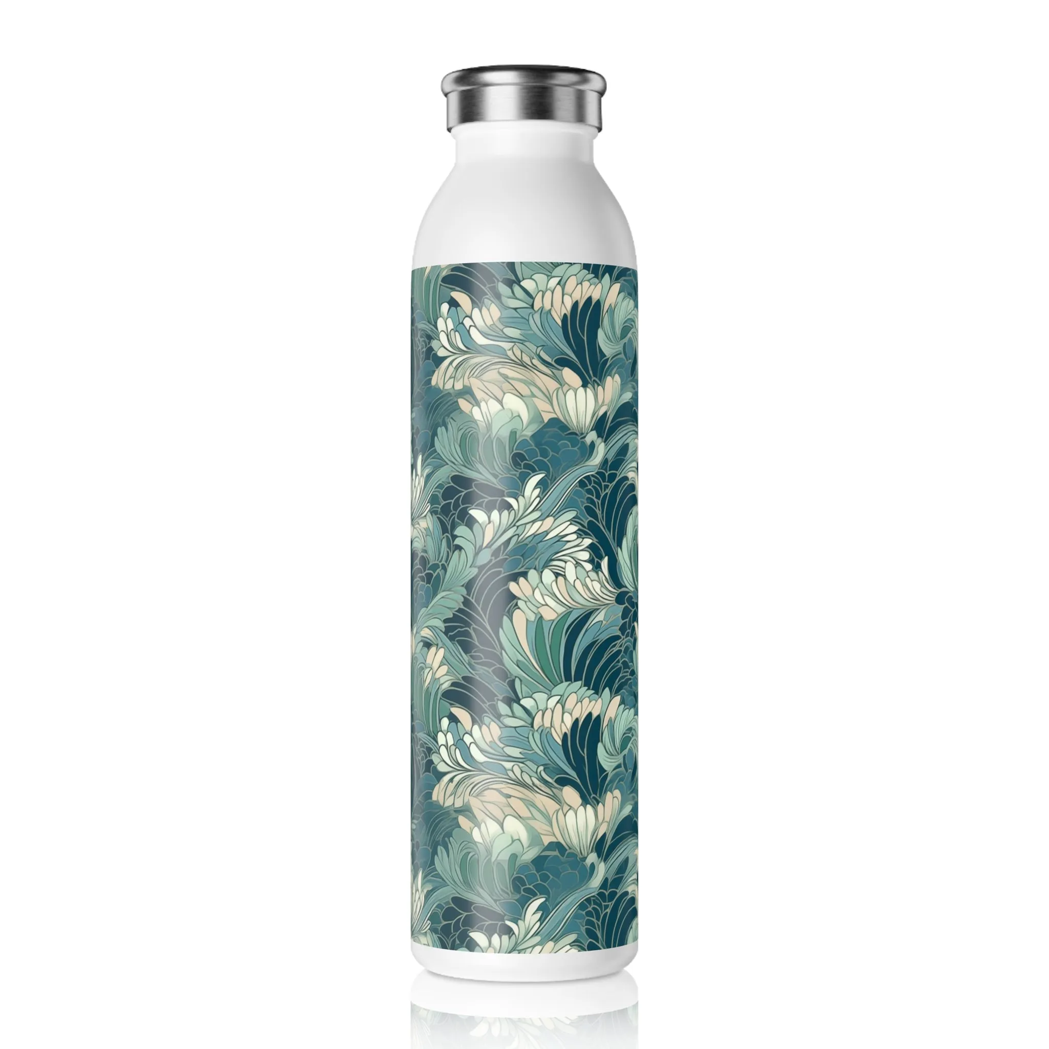 Slim Water Bottle - Gregoria Ustrasana Chinoiserie