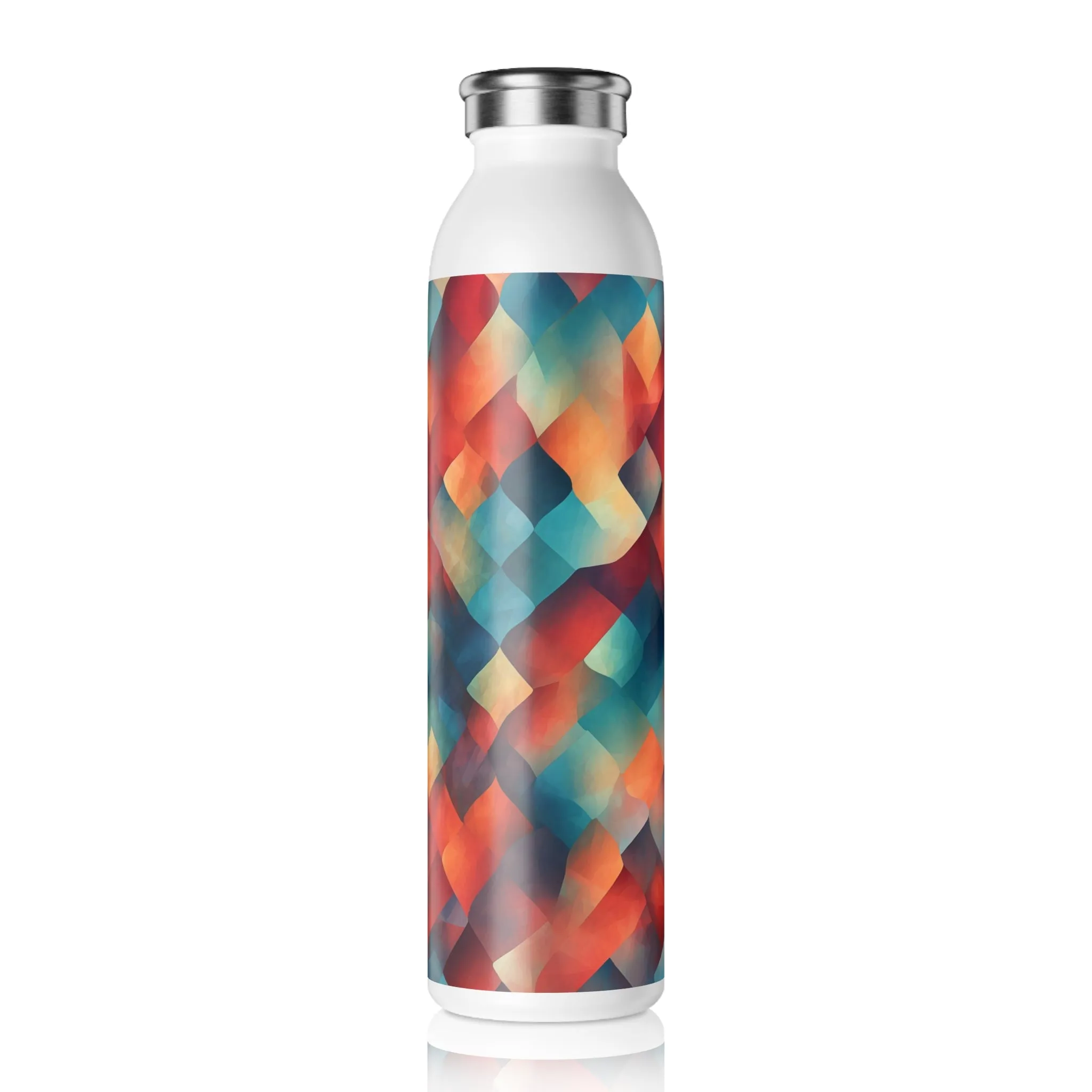 Slim Water Bottle - Tove Manchester Harlequin