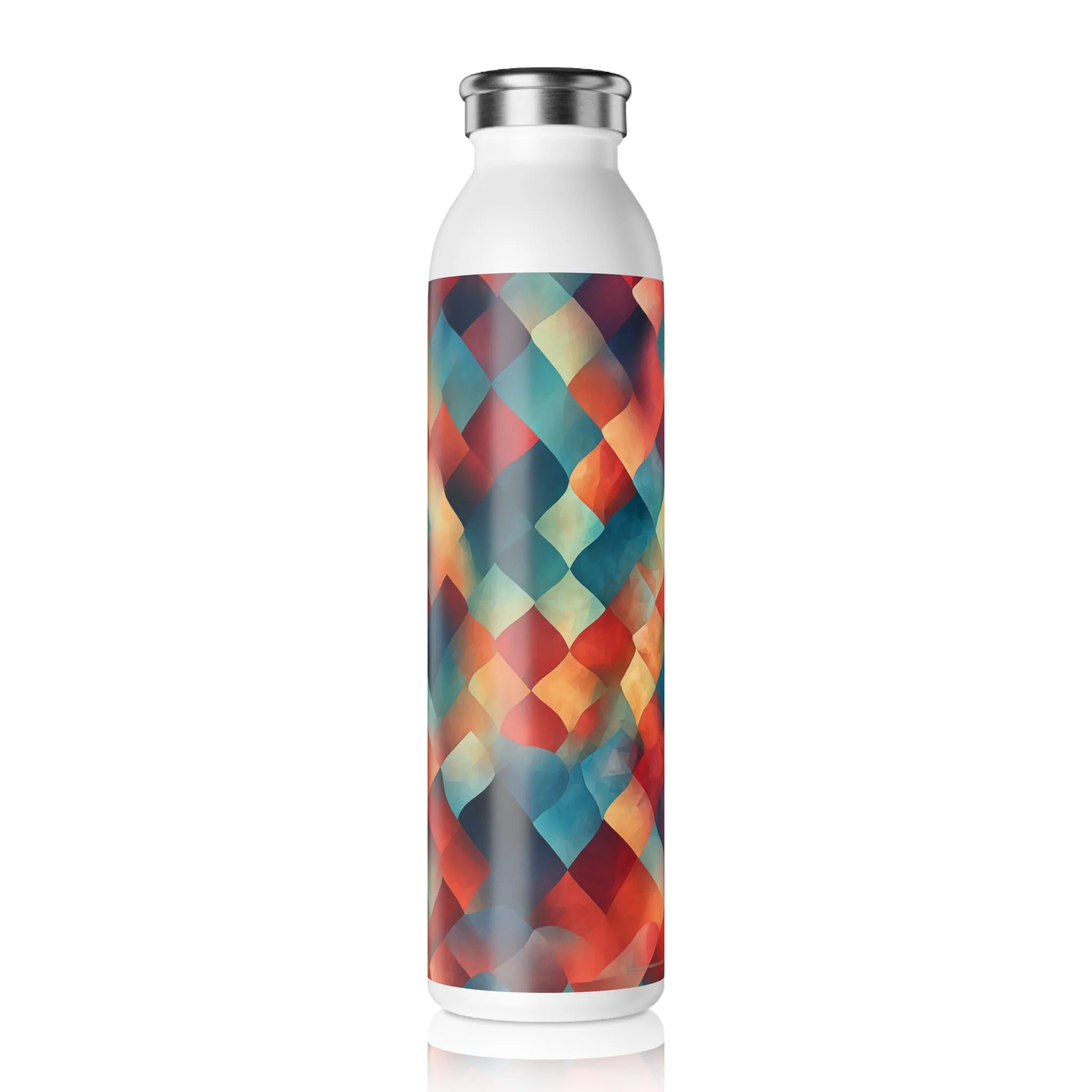 Slim Water Bottle - Tove Manchester Harlequin