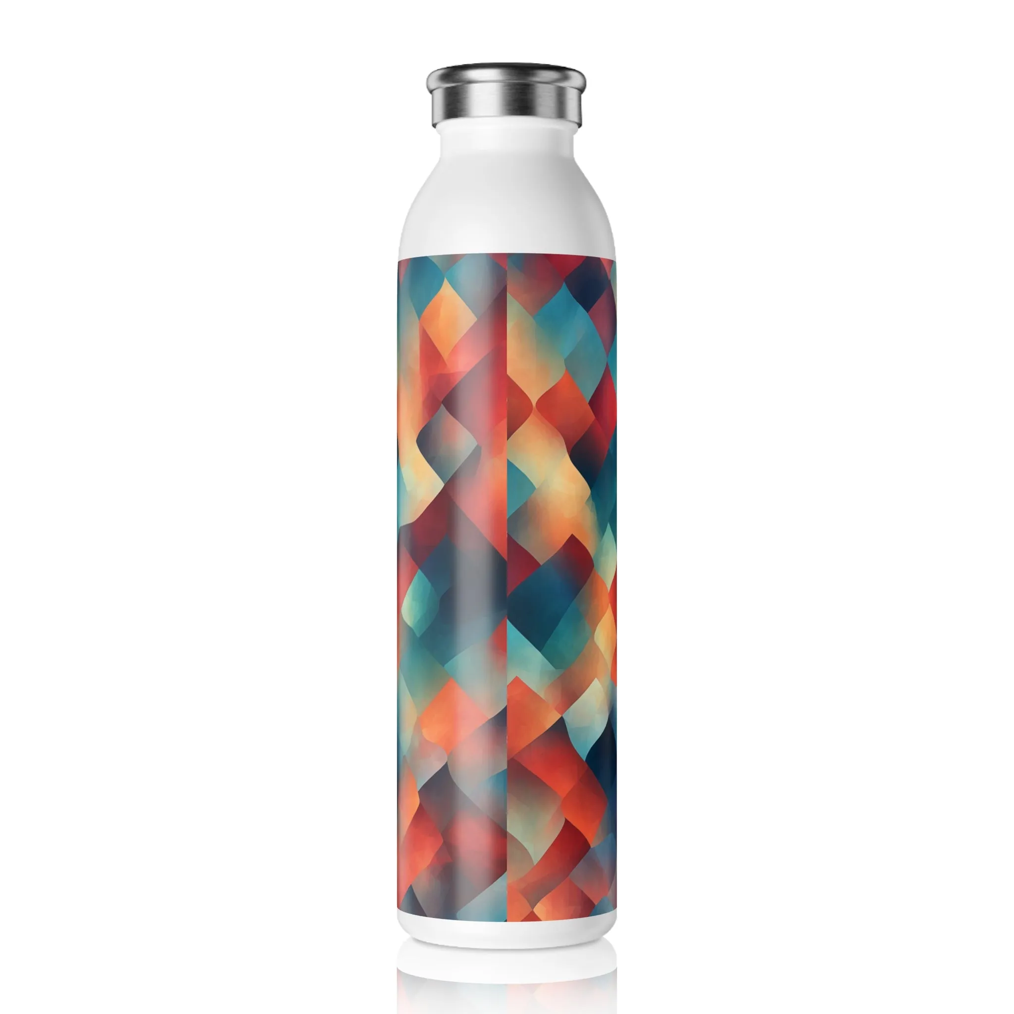 Slim Water Bottle - Tove Manchester Harlequin