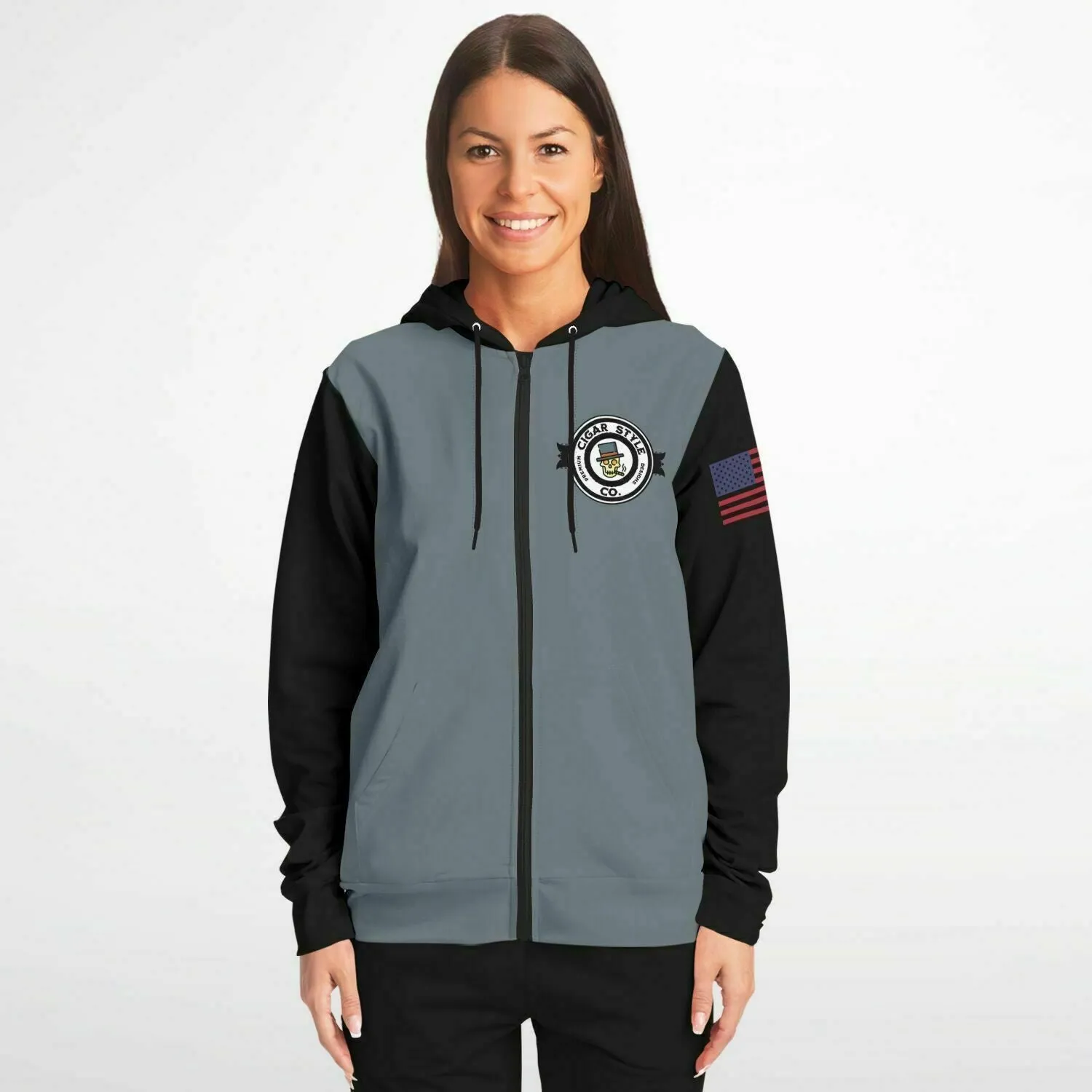 Smokin' Cigar Zip Hoodie