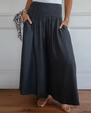 Sofia | Airy Boho Pants | Stylish & Relaxed | Smock Waist