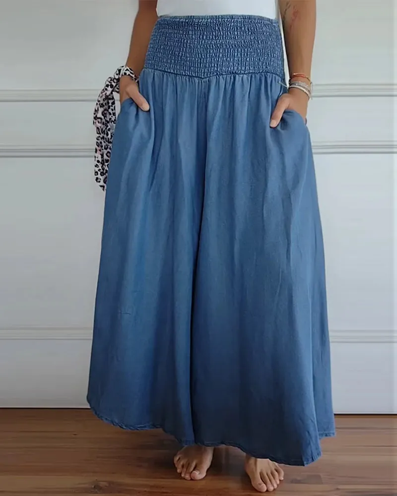 Sofia | Airy Boho Pants | Stylish & Relaxed | Smock Waist