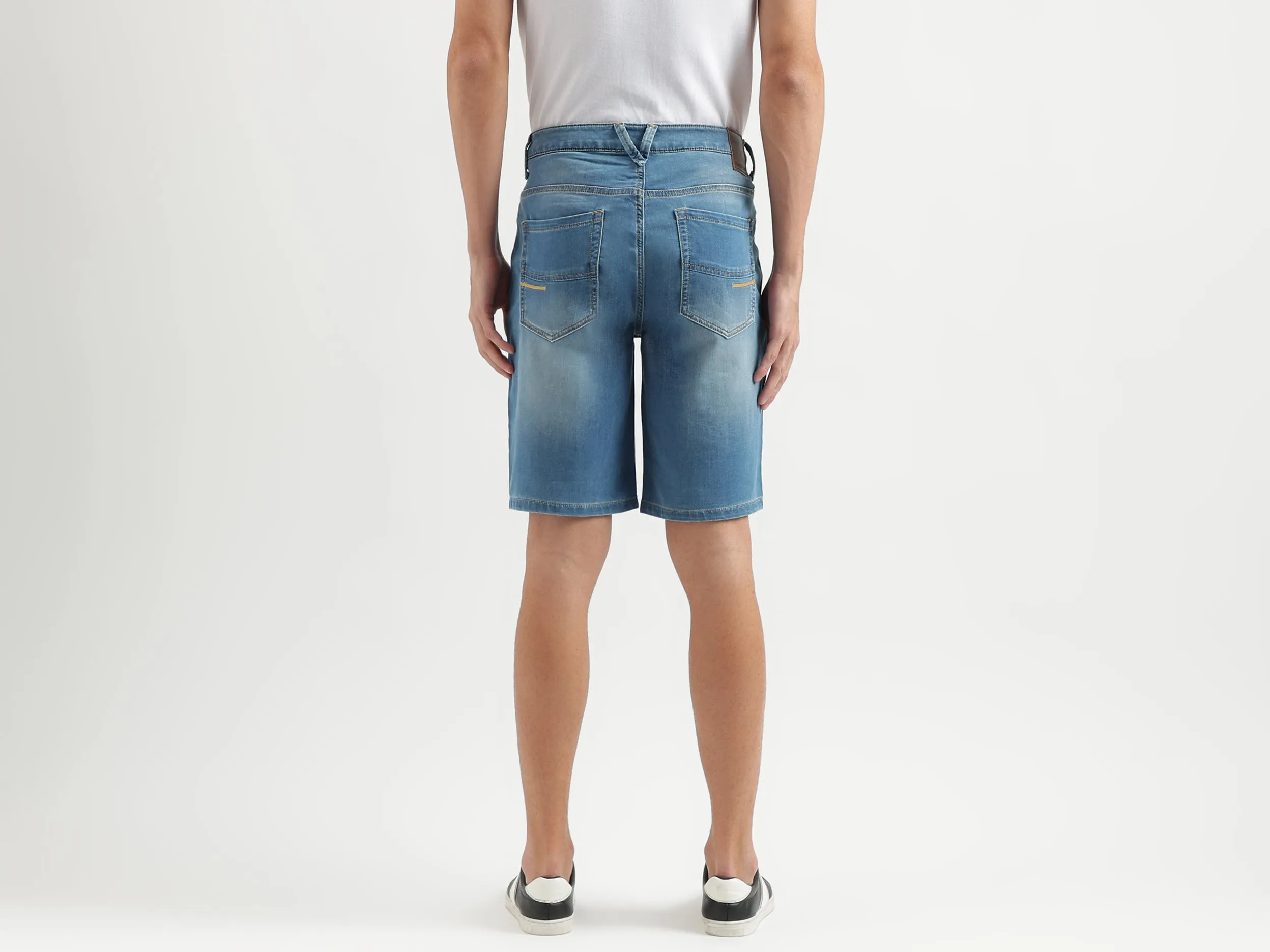 Solid Pattern Slim Fit Shorts