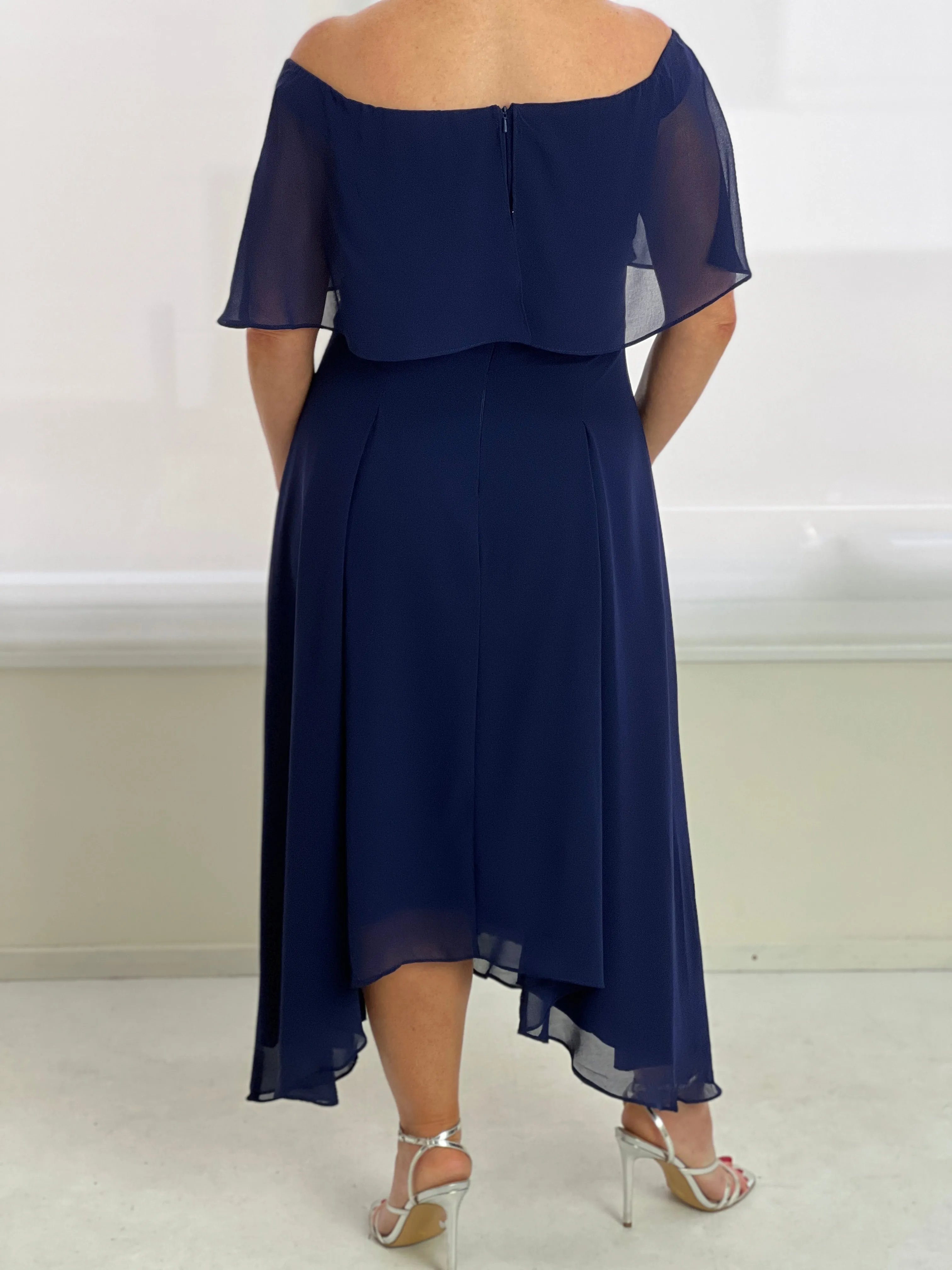Sonya Navy Evening Dress