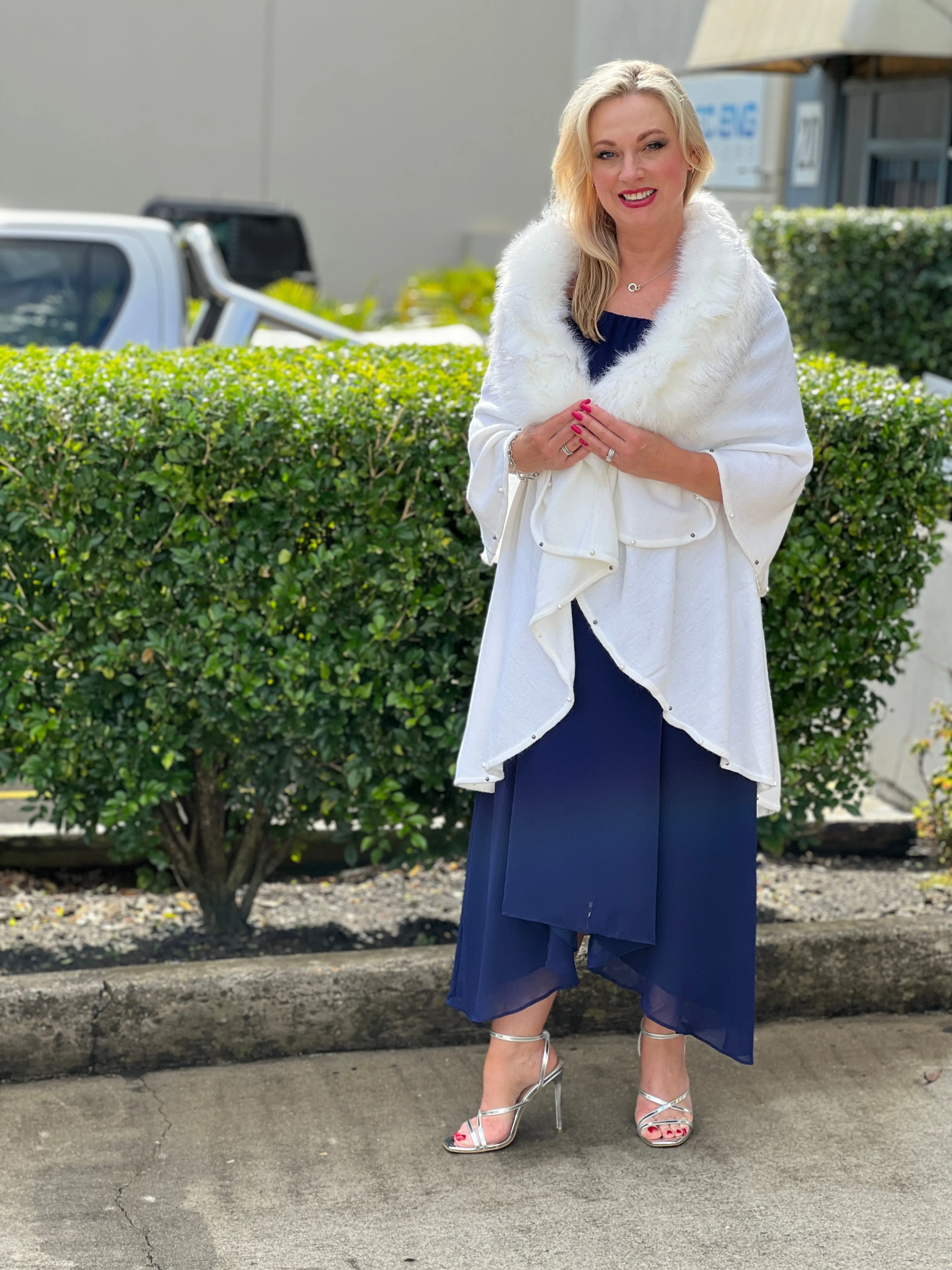 Sonya Navy Evening Dress