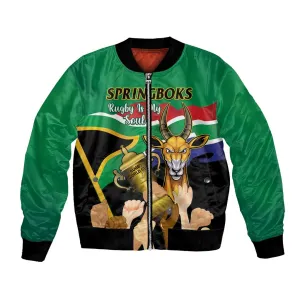 South Africa Special Holiday Bomber Jacket Springboks Champions Celebration Rugby Is My Soul LT14