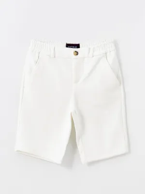 Southblue White Slim Fit Boy Shorts