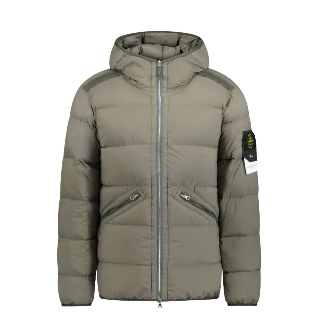 STONE ISLAND SEAMLESS TUNNEL NYLON DOWN -TC WALNUT BROWN