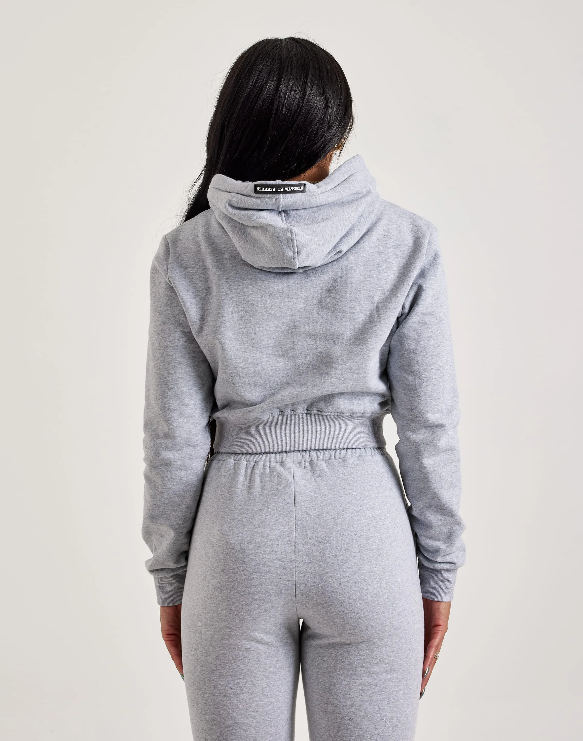 Streetz Iz Watchin Goat Cropped Pullover Hoodie