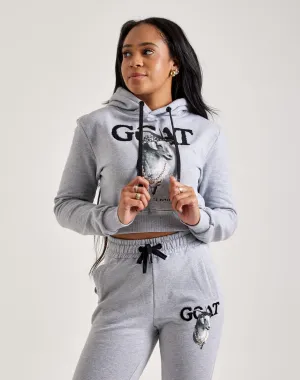 Streetz Iz Watchin Goat Cropped Pullover Hoodie