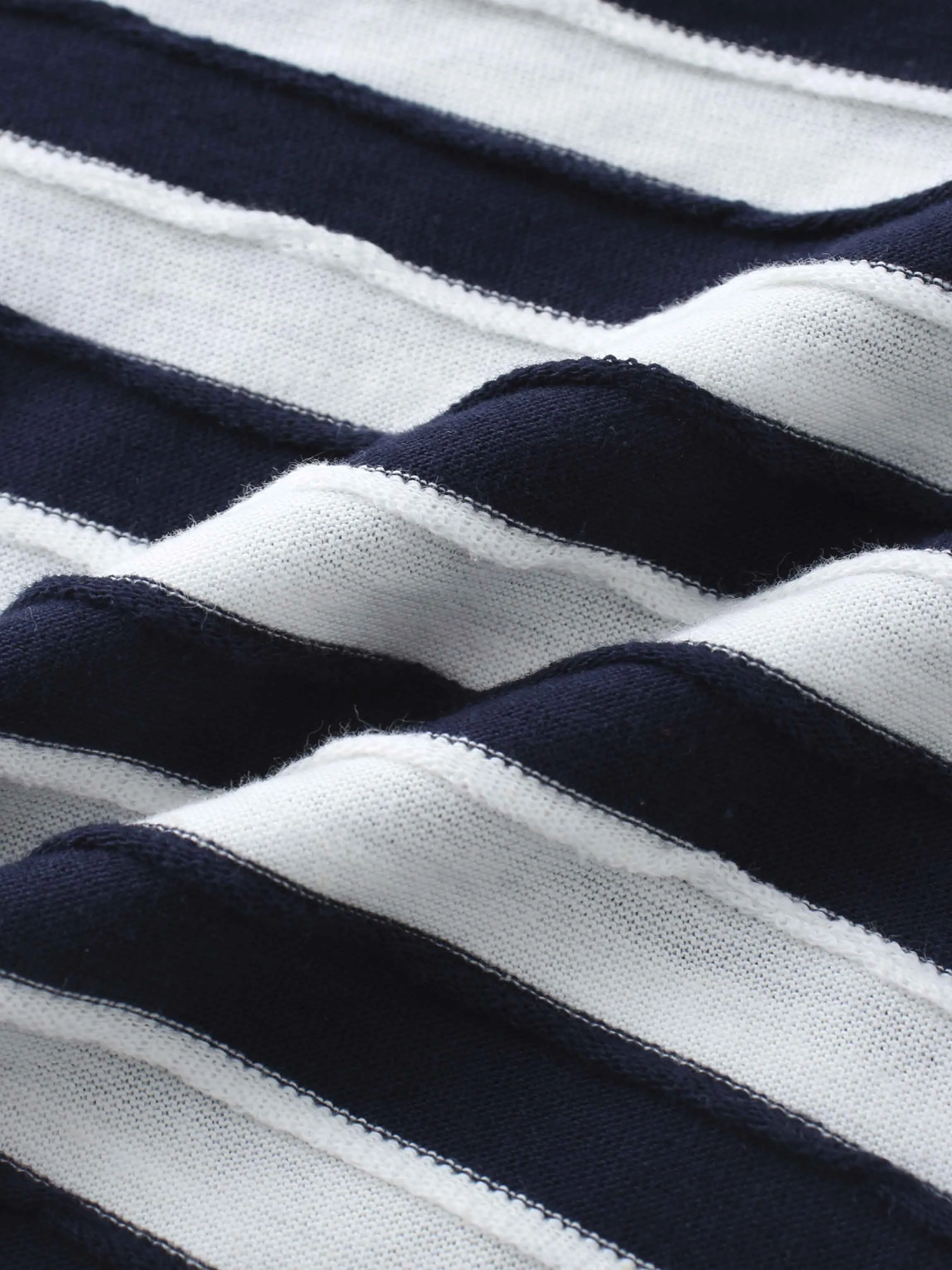 Striped Textured Short Set- Blue