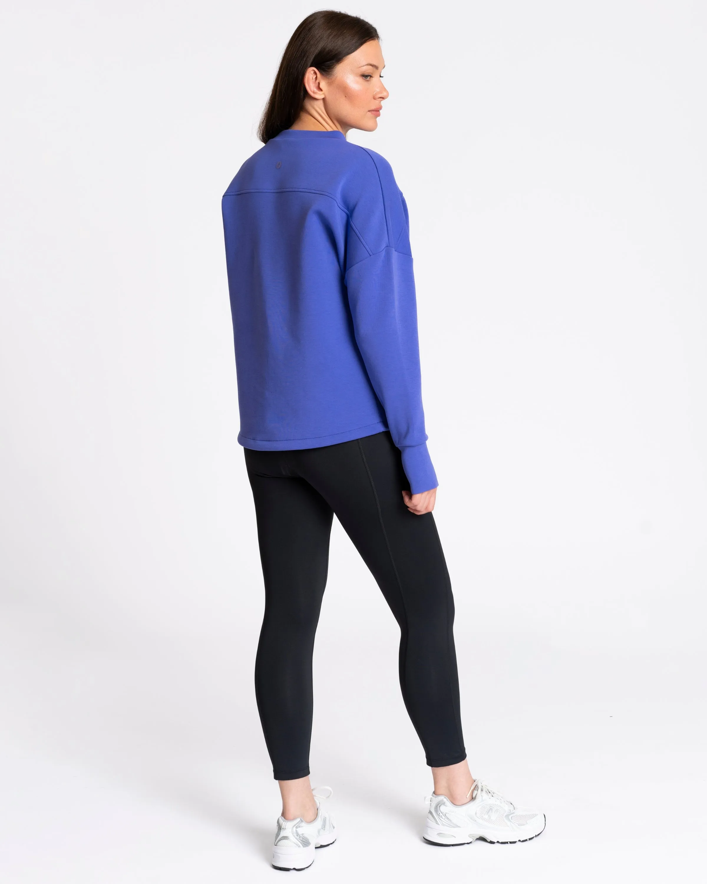Studio Crew Sweatshirt Blue Violet