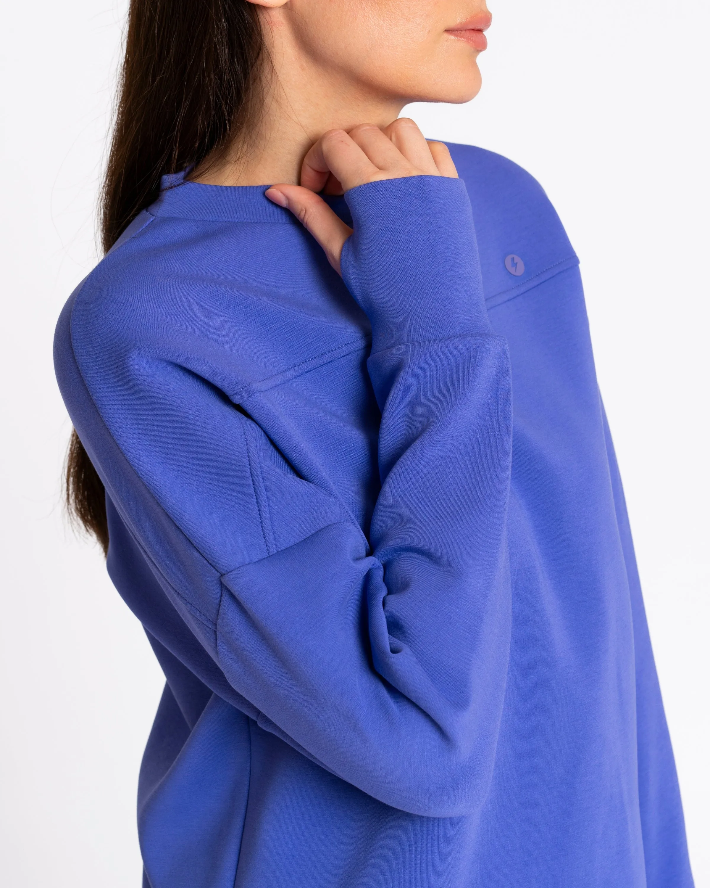 Studio Crew Sweatshirt Blue Violet