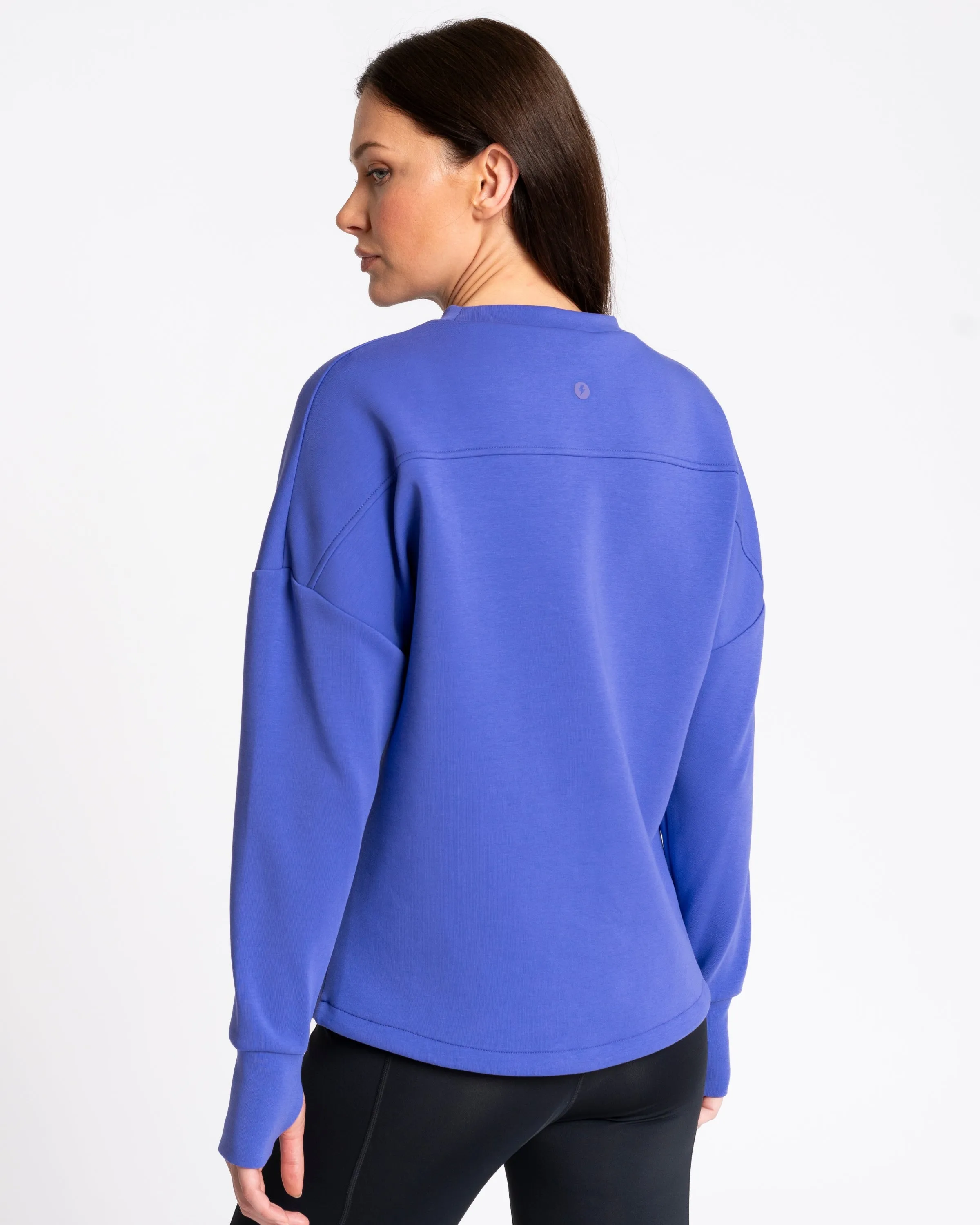 Studio Crew Sweatshirt Blue Violet