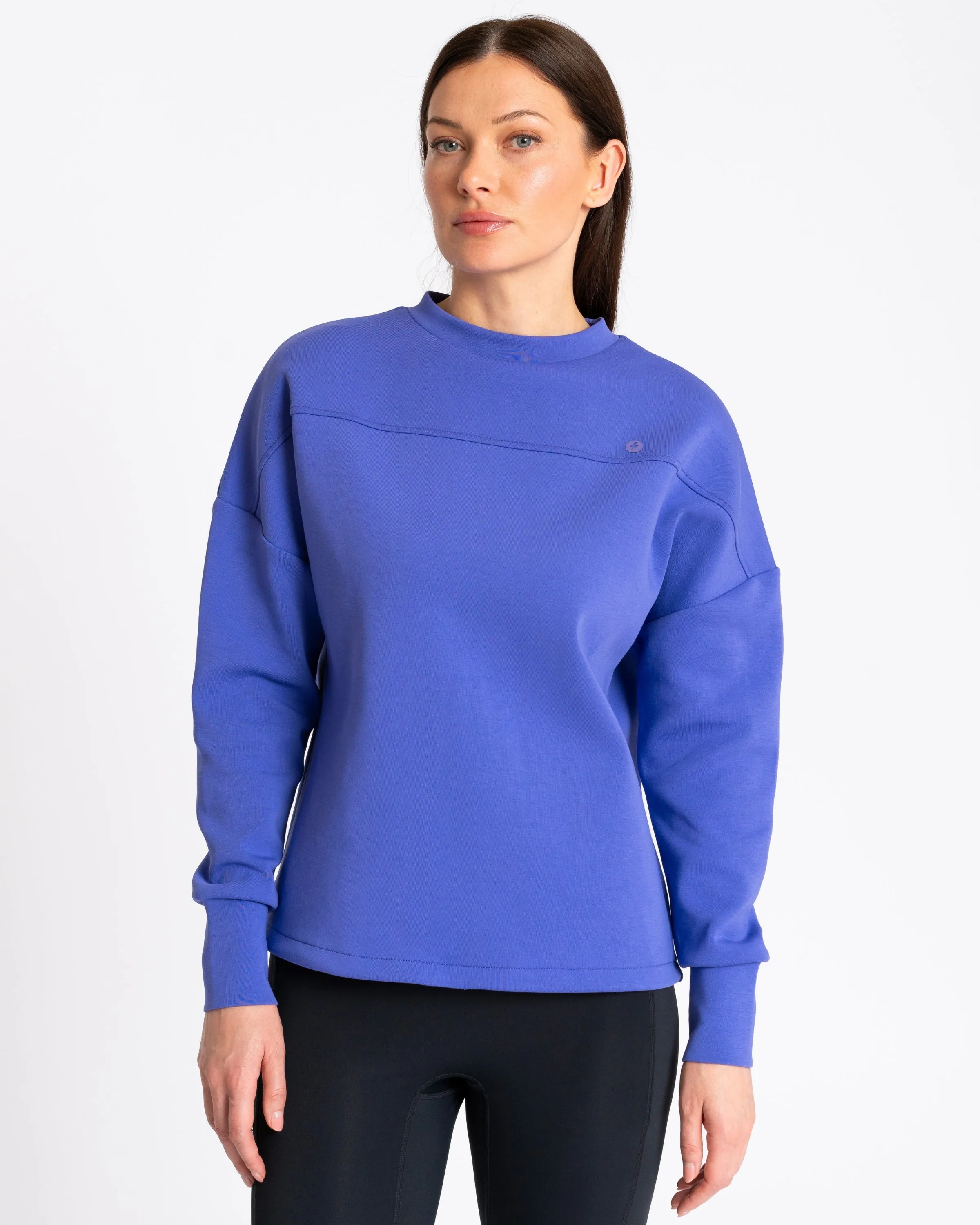 Studio Crew Sweatshirt Blue Violet