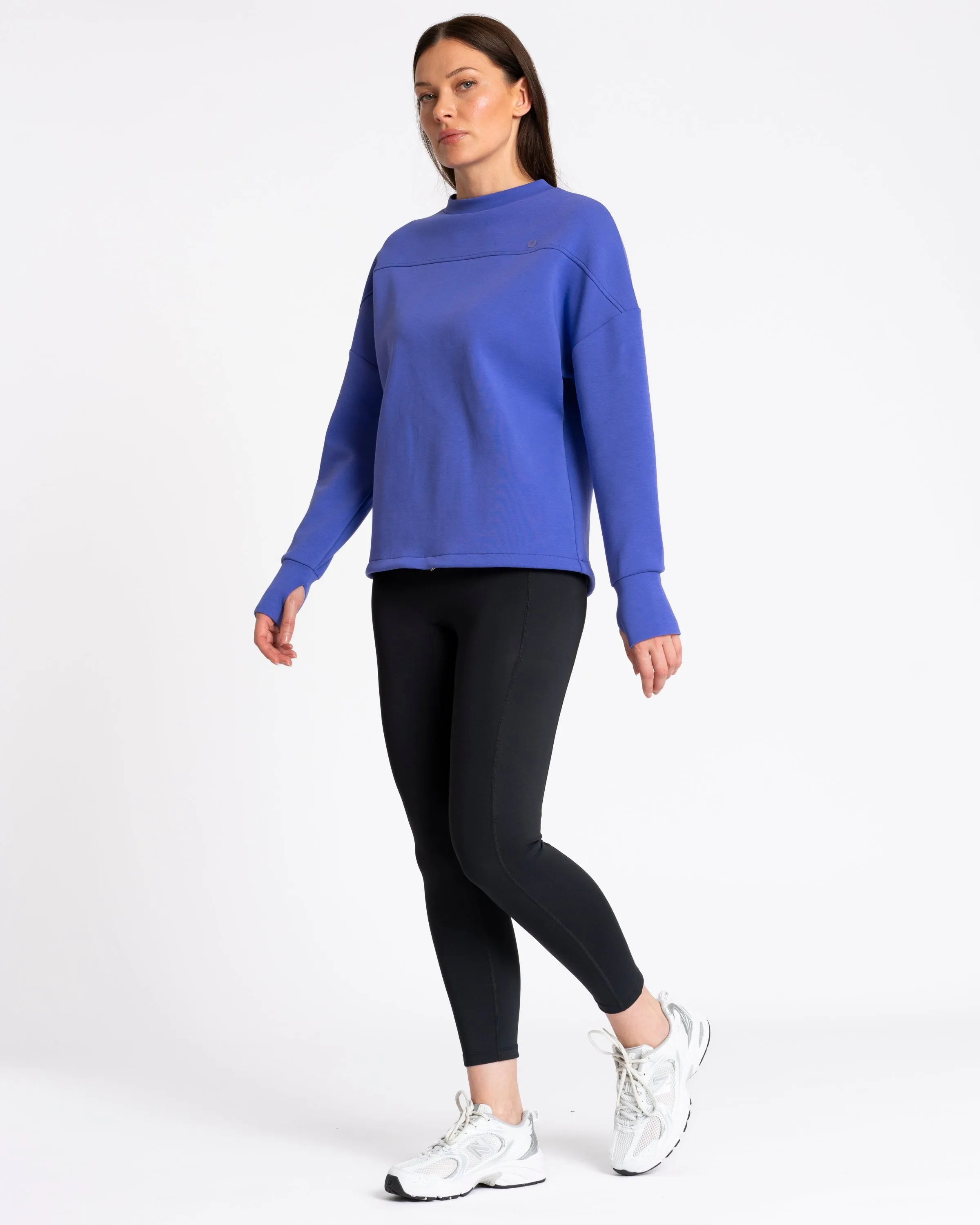 Studio Crew Sweatshirt Blue Violet
