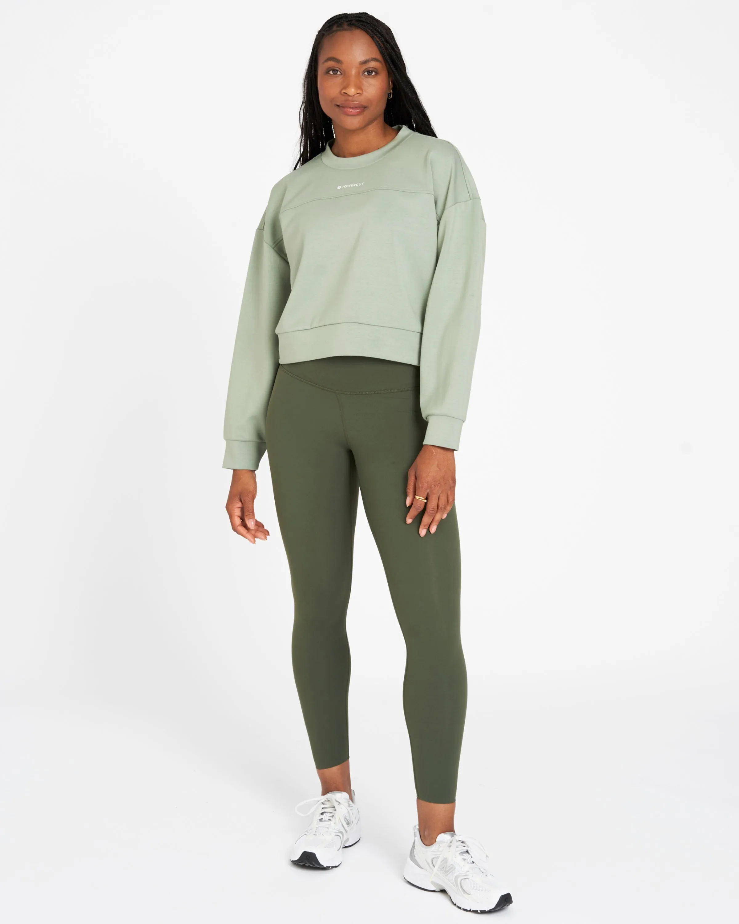 Studio Cropped Sweatshirt Lilypad