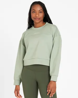 Studio Cropped Sweatshirt Lilypad