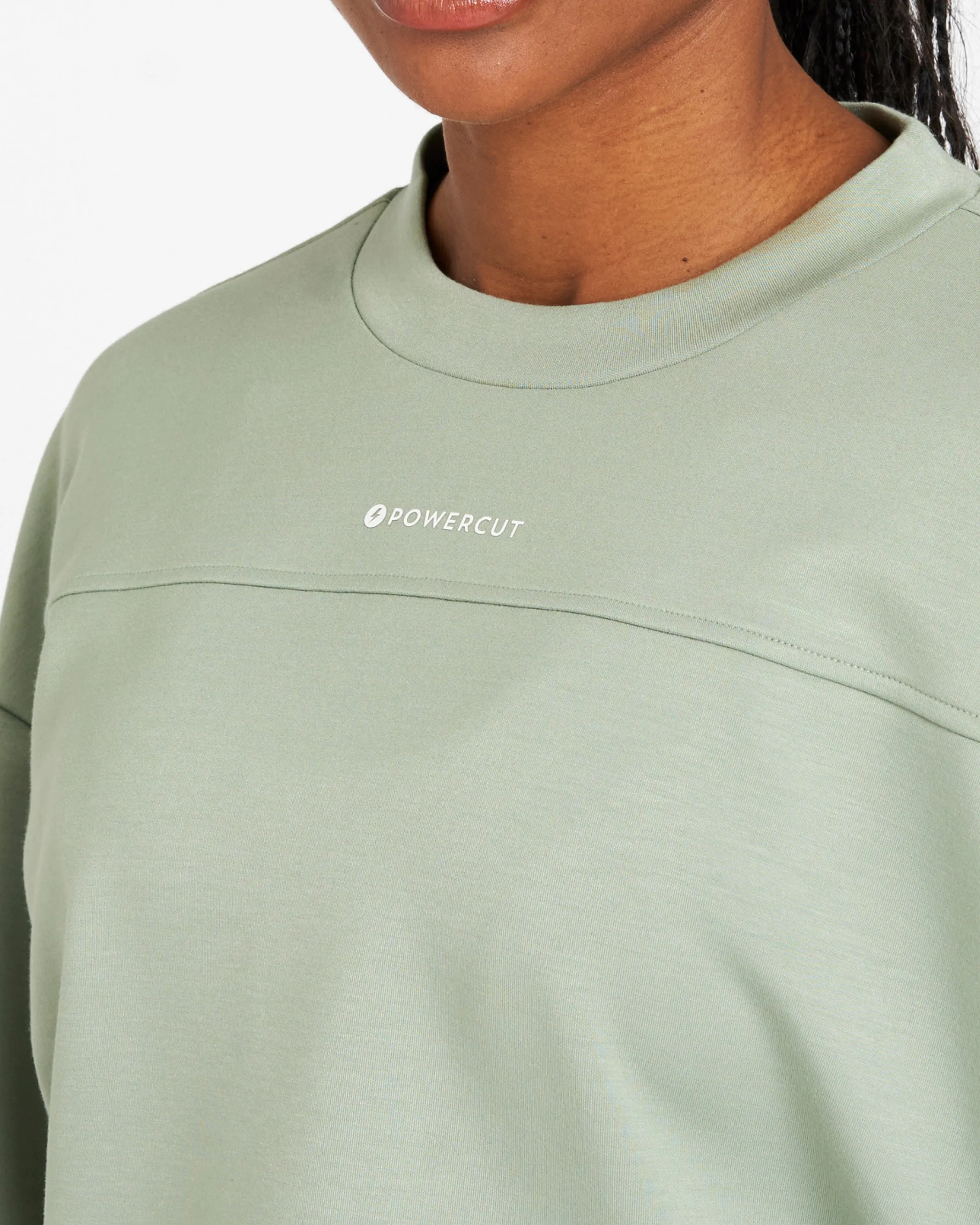 Studio Cropped Sweatshirt Lilypad