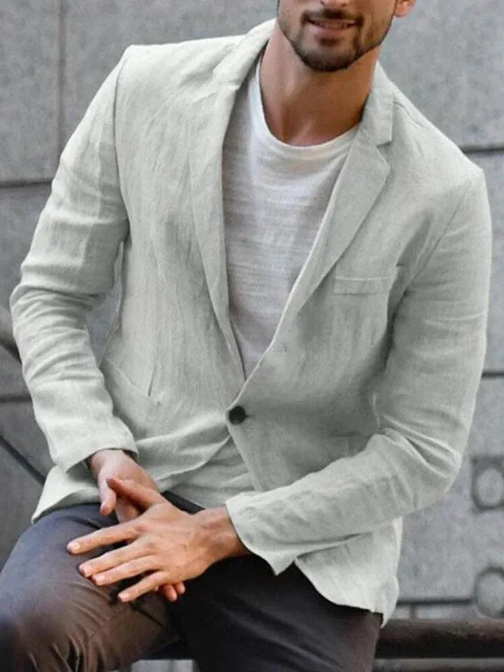Stylish linen jacket for the modern man