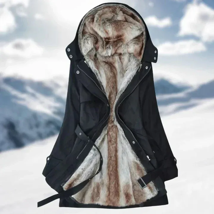 Stylish long winter coat for women