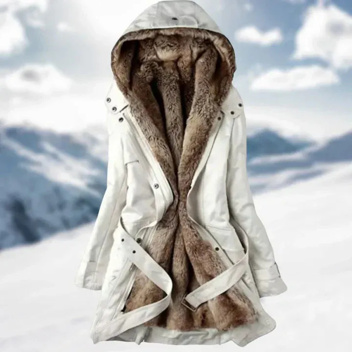Stylish long winter coat for women