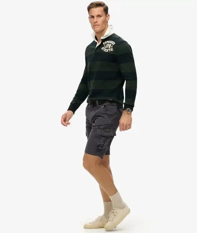 Superdry Mens Core Cargo Shorts Blackboard
